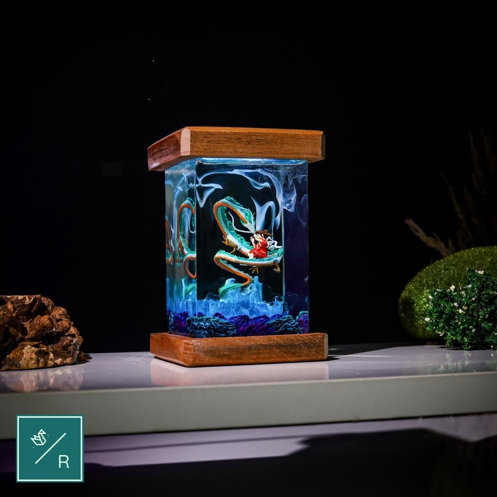 Chihiro Haku Resin Lamp, Spirited Away - Resinartgift