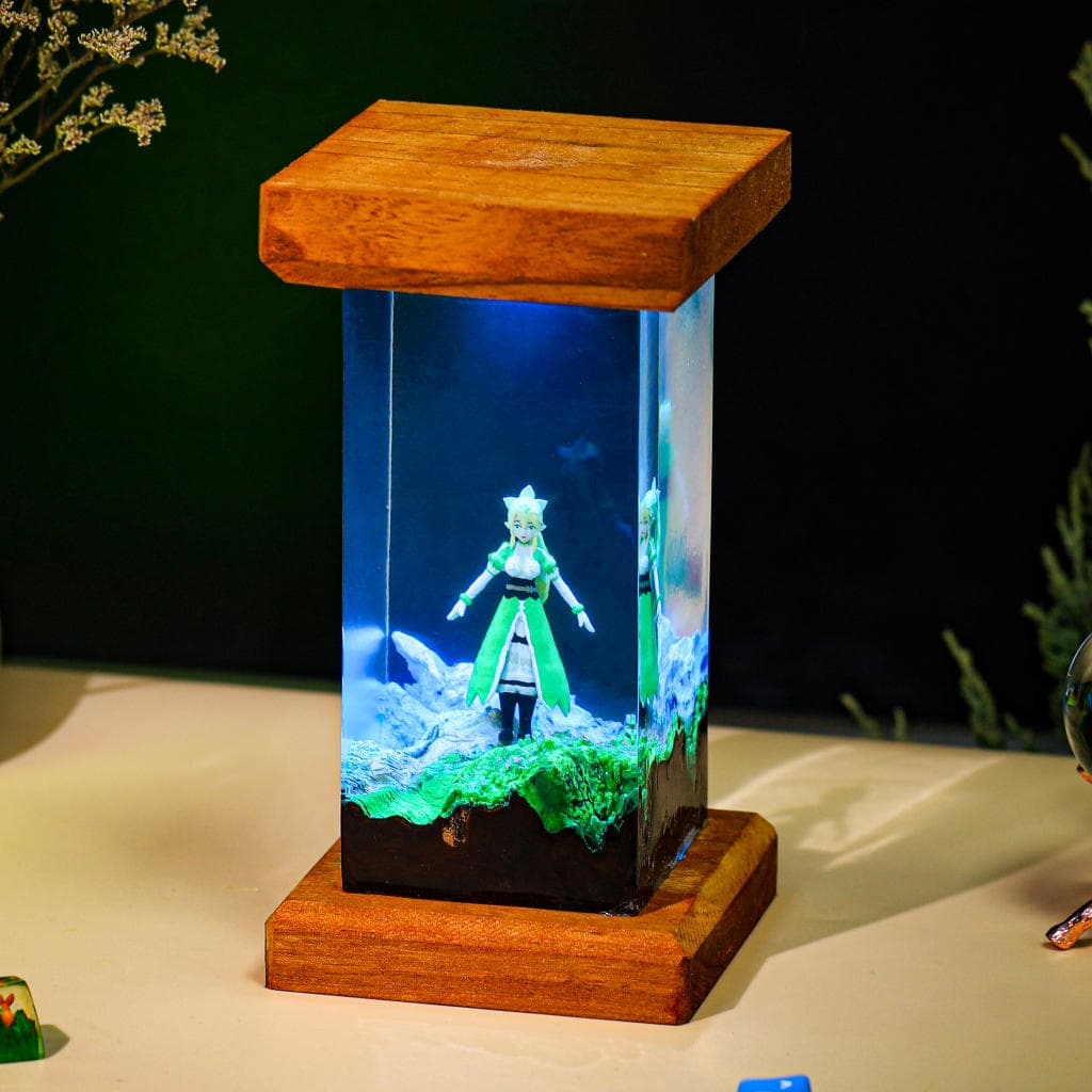Custom Sword Art Online Epoxy Resin Lamp - Resinartgift