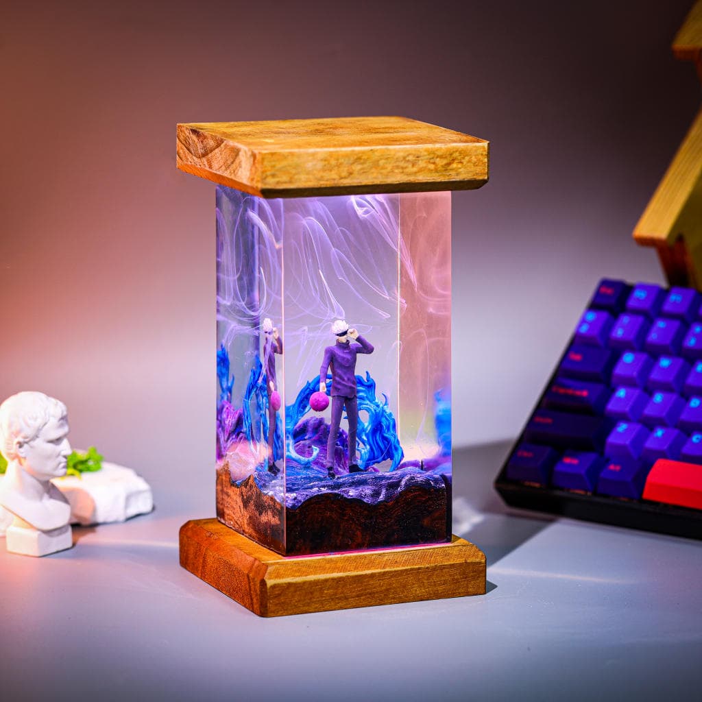 Gojo Satoru Resin Lamp, Jujutsu Kaisen - Resinartgift