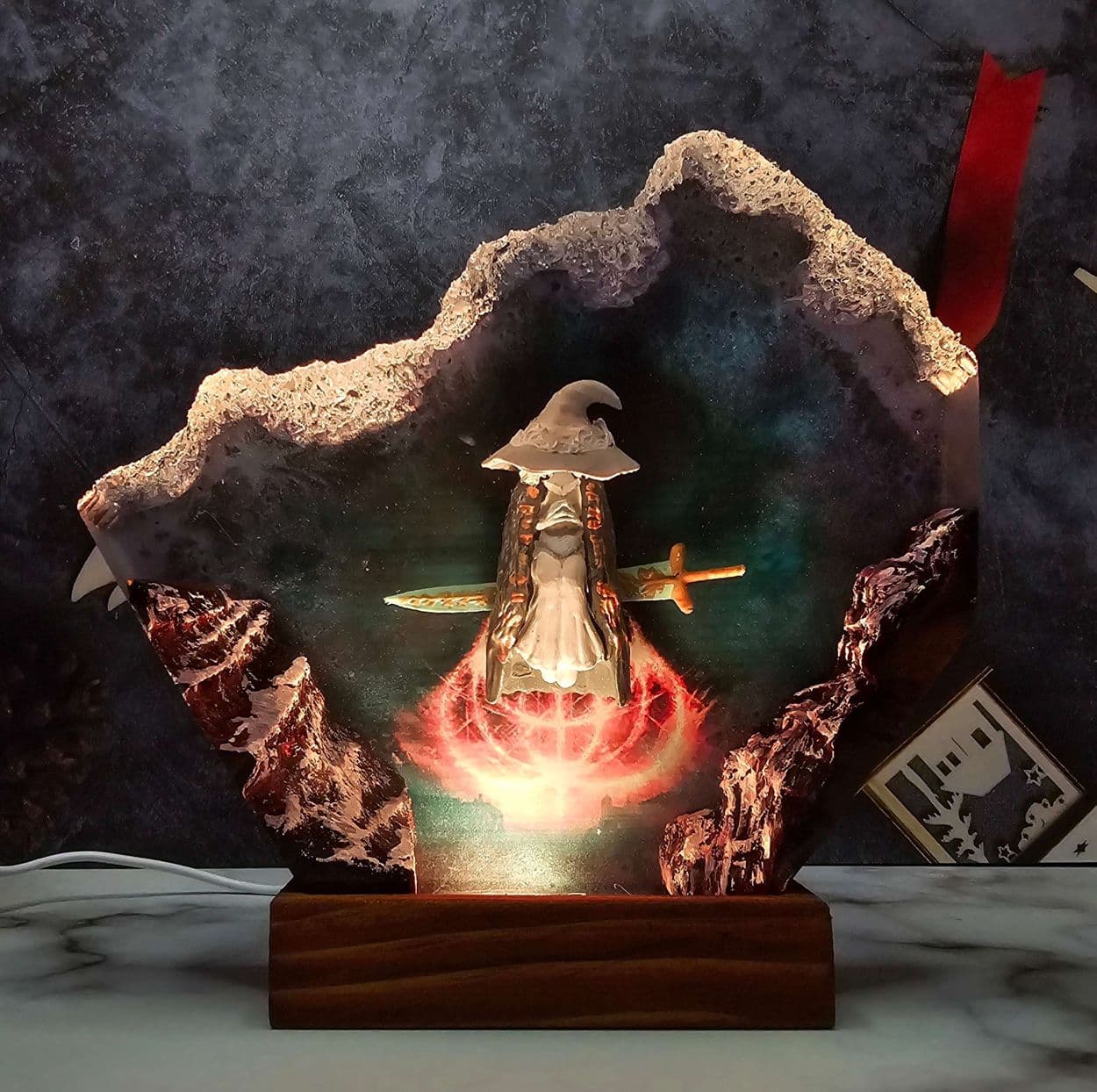 Ranni Elden Ring Resin Lamp - Resinartgift
