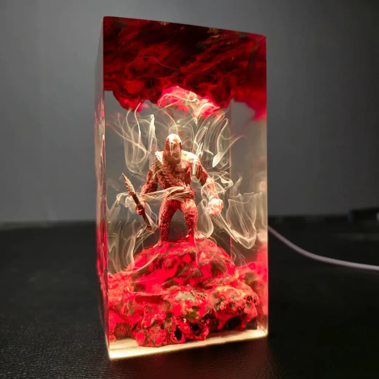 Skar King Monster Resin Lamp, Godzilla x Kong, The New Empire – Resinartgift