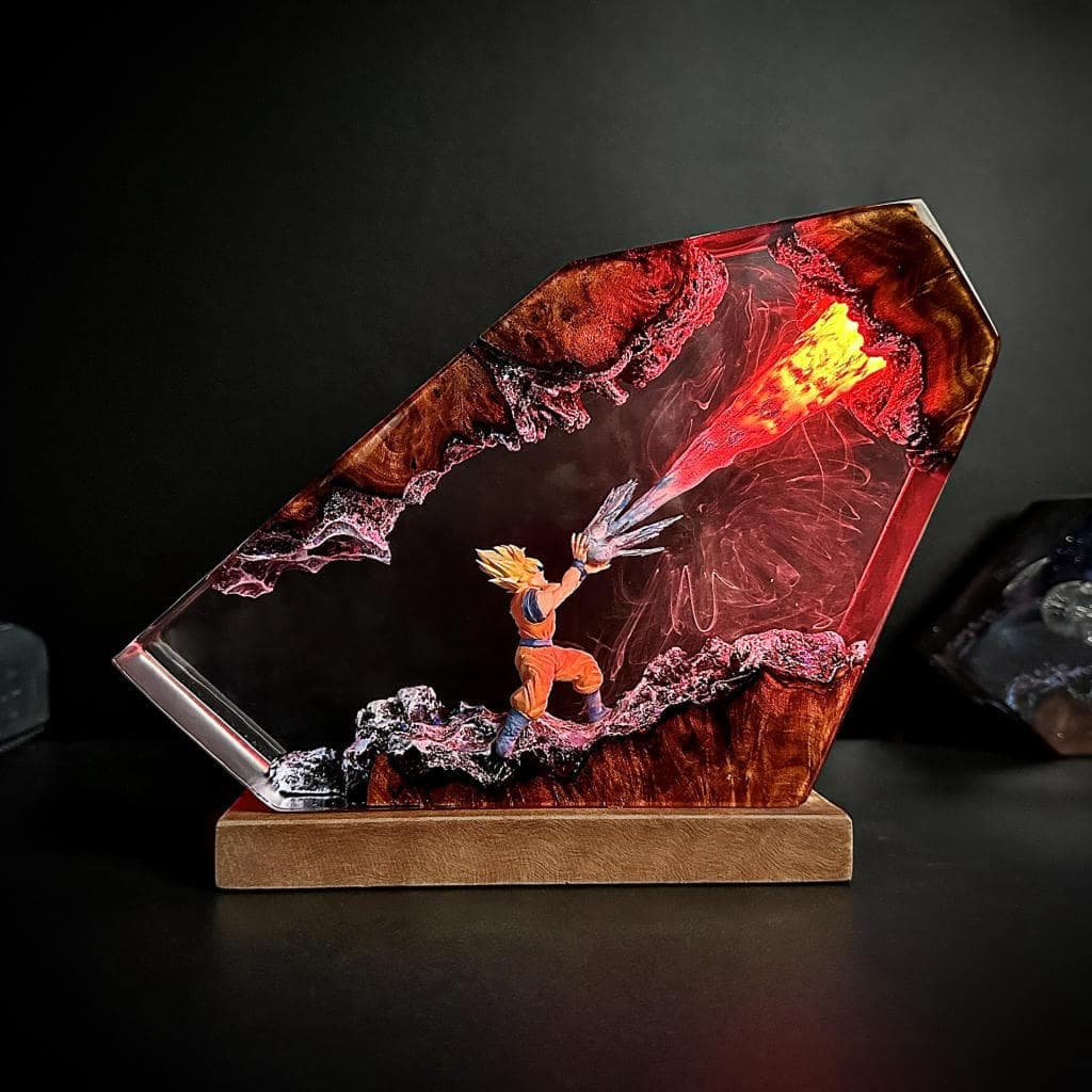 Son Goku Resin Lamp, Dragon Ball - Resinartgift