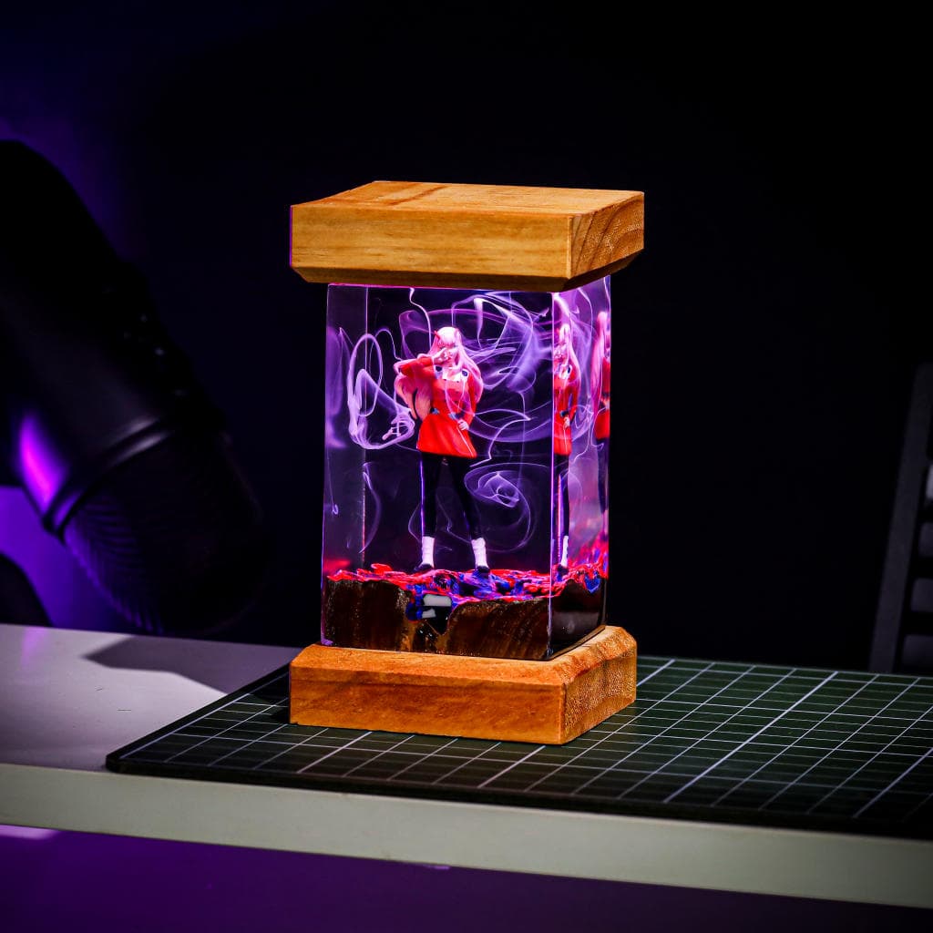 Zero Two Resin Lamp, Darling in the Franxx - Resinartgift